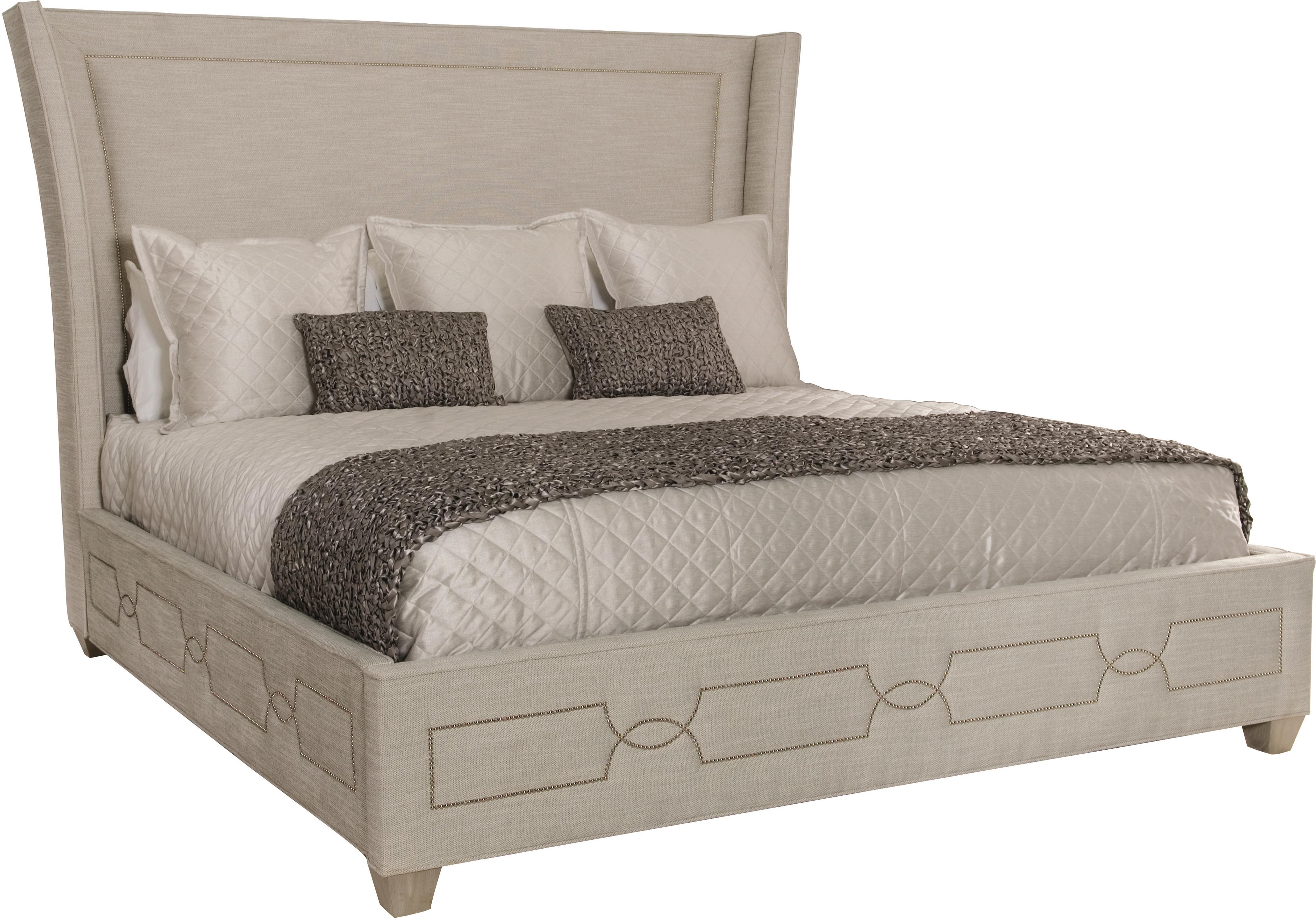Bernhardt Criteria 363HFR36 King Upholstered Bed with Decorative